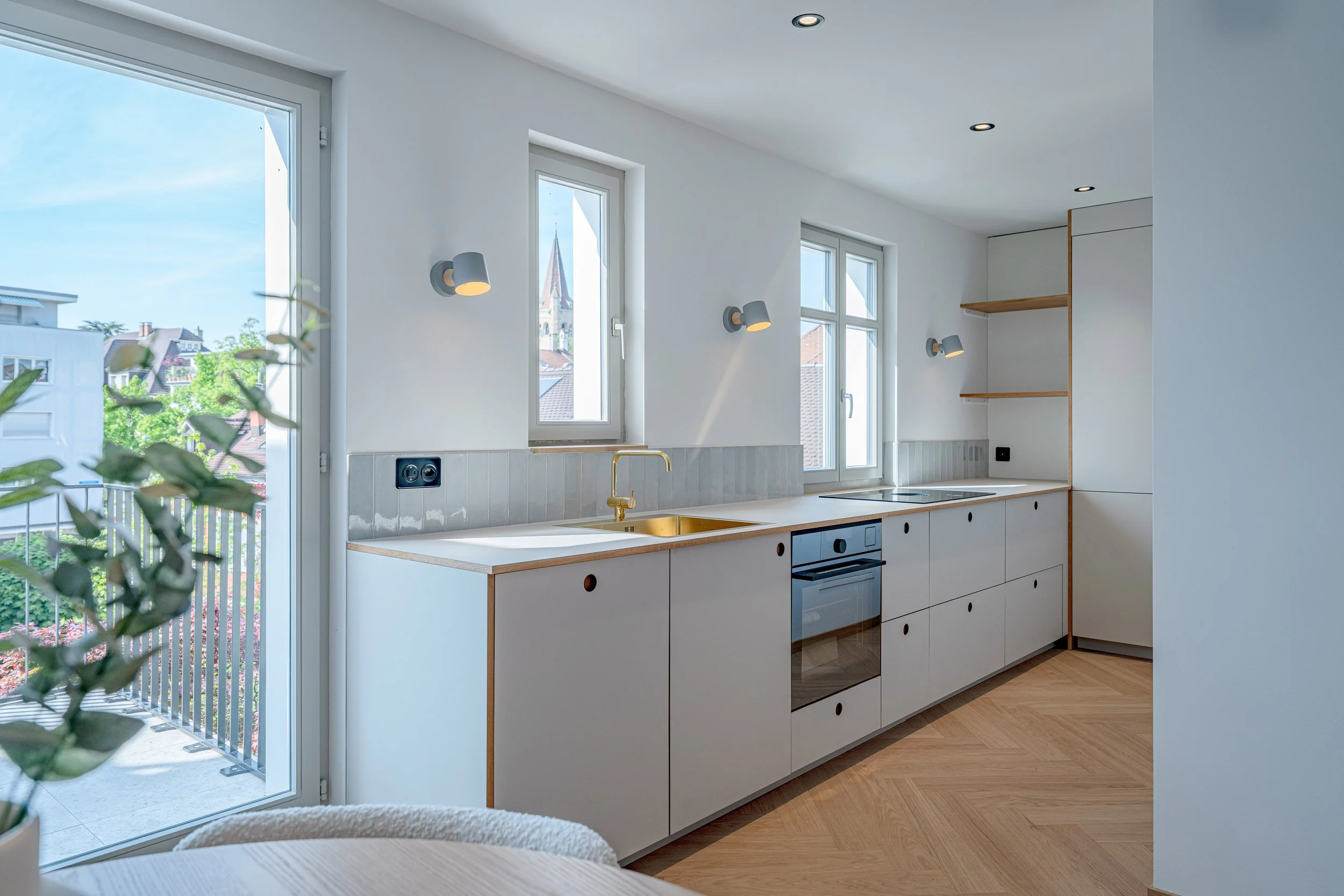 due livelli, Basel — Maisonette in Stadthaus von 1910