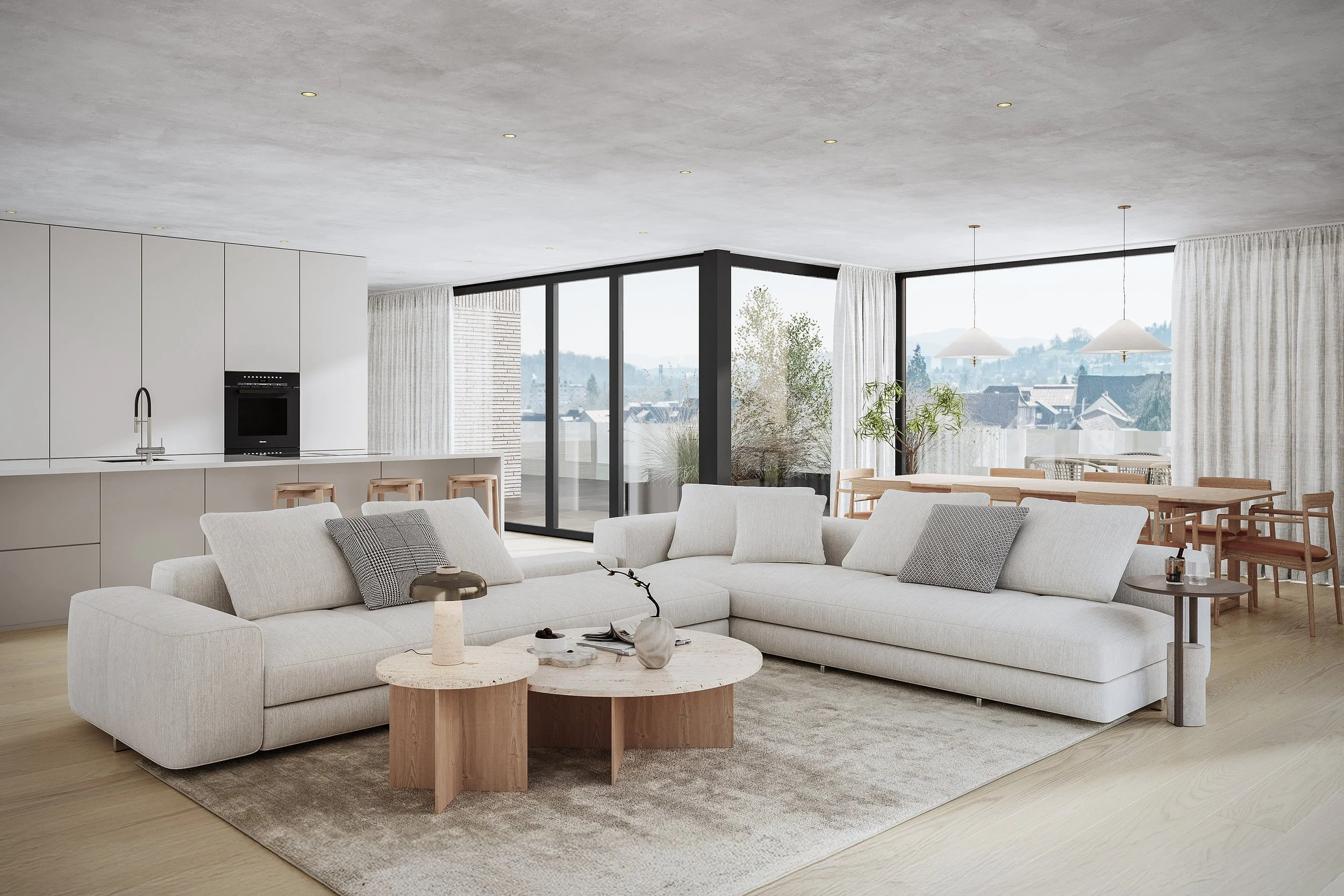 Linea Definita – Grundriss Attikageschoss