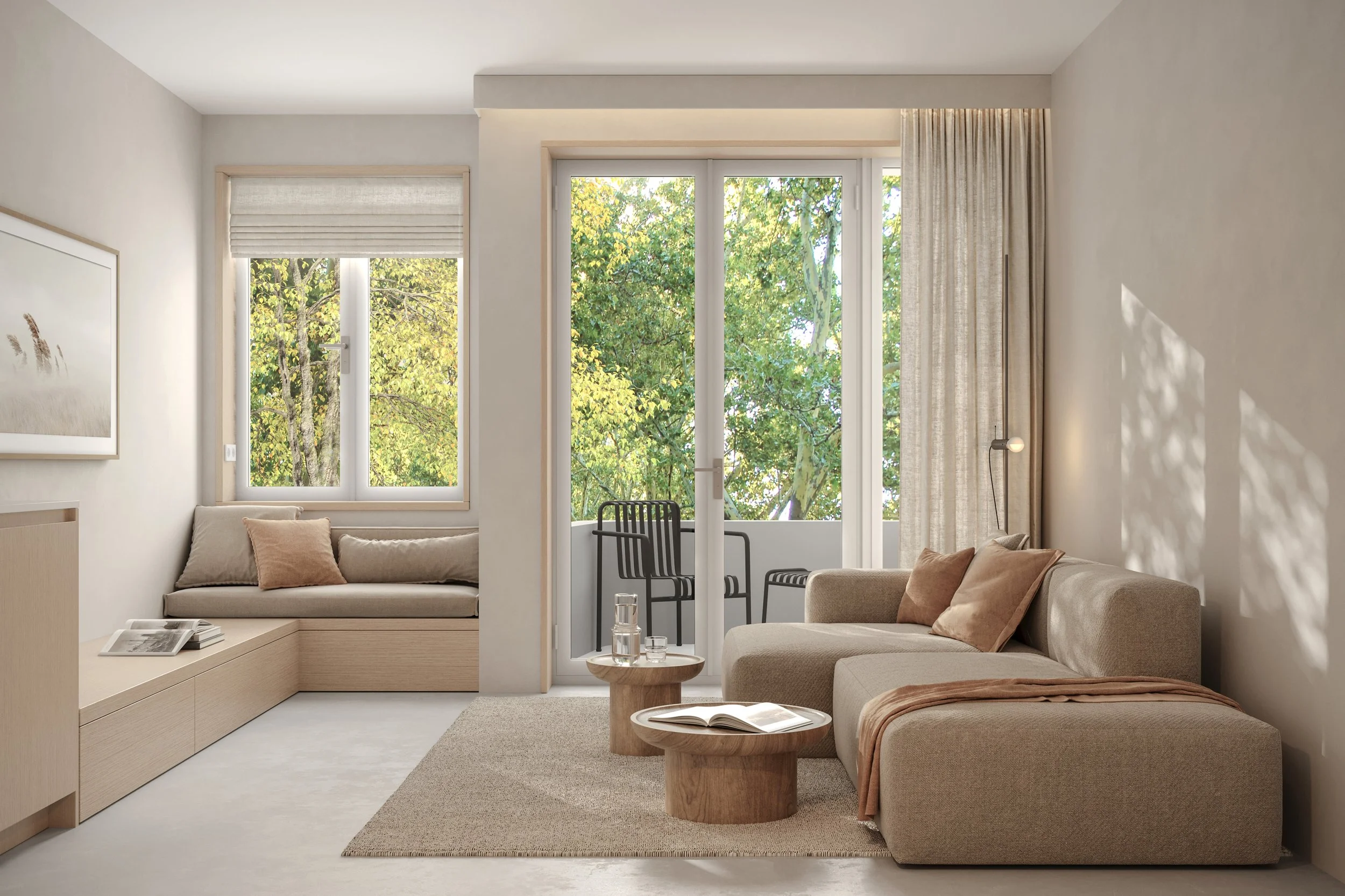 Piccolo – Wohnbereich mit Sofa