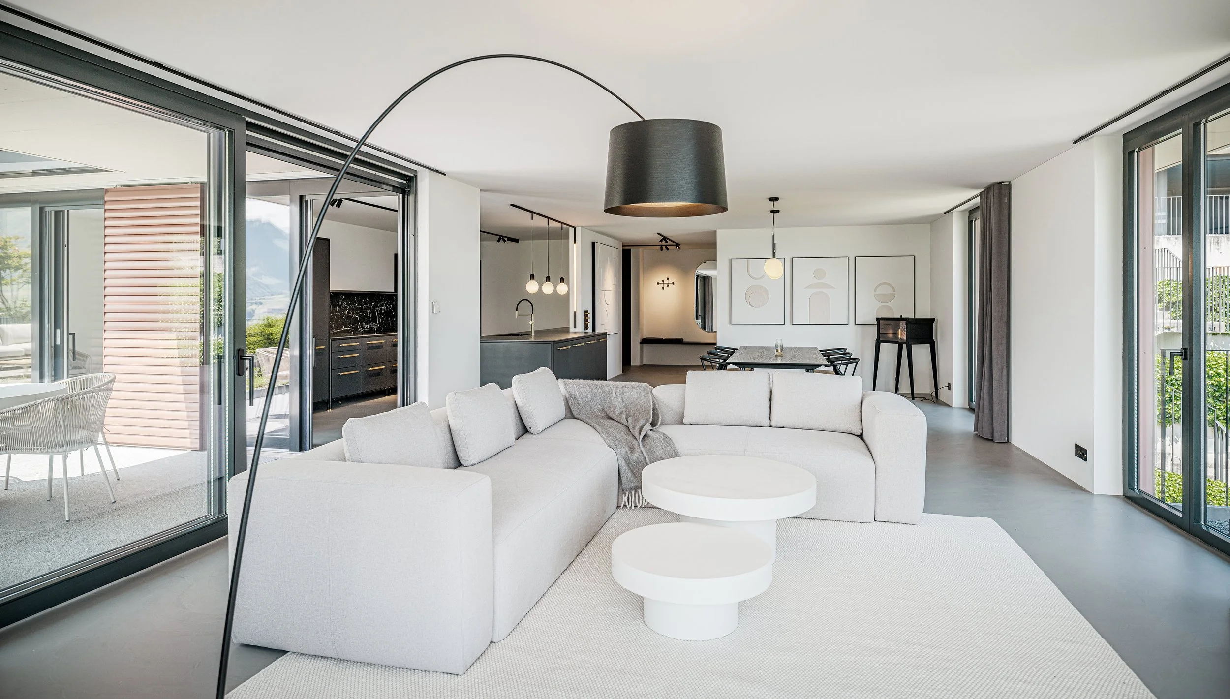 Fertig ausgeführter Wohnraum, Casa Semplice