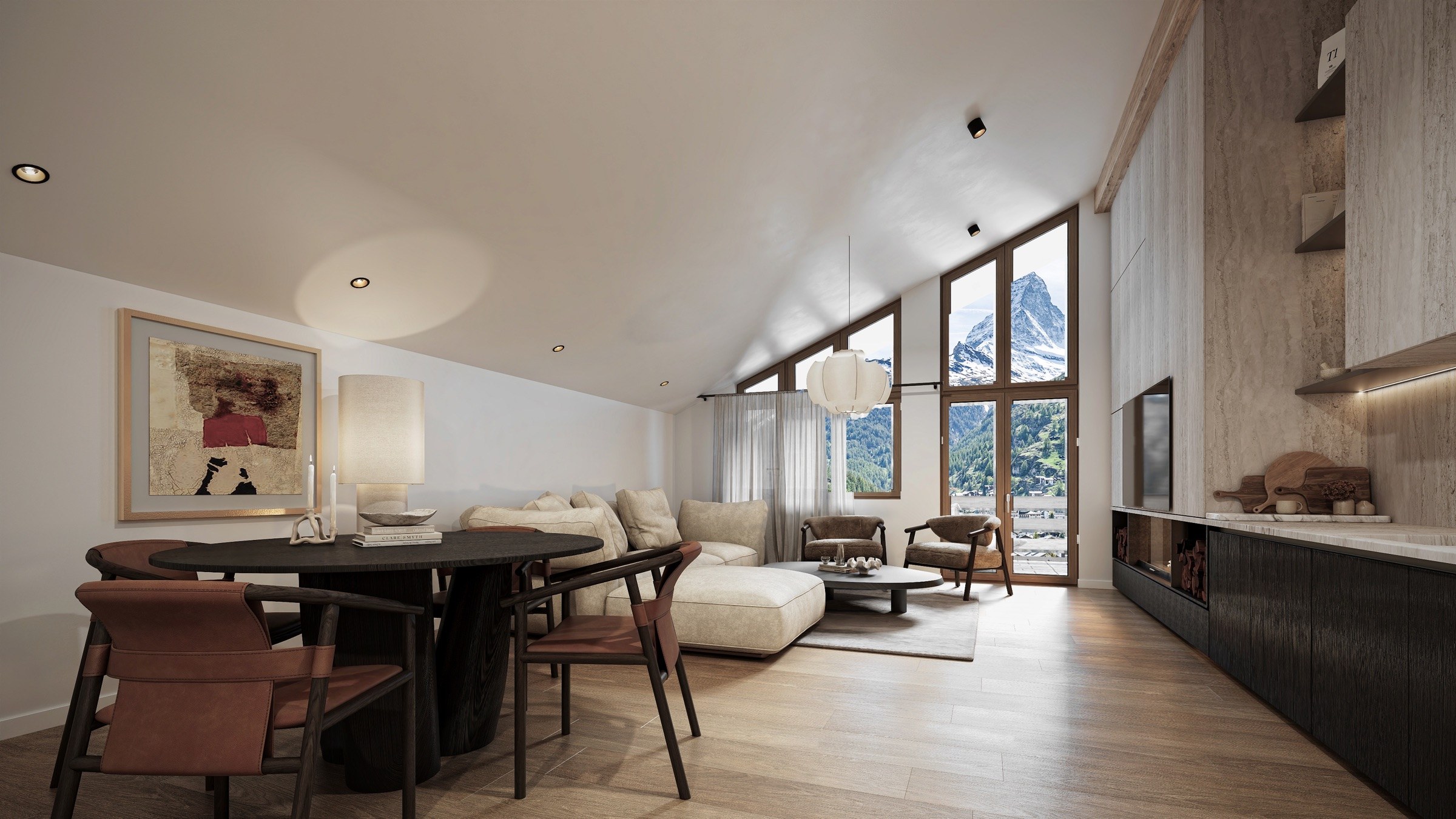 quattromila, Zermatt — Wohnung Ost mit Matterhornblick
