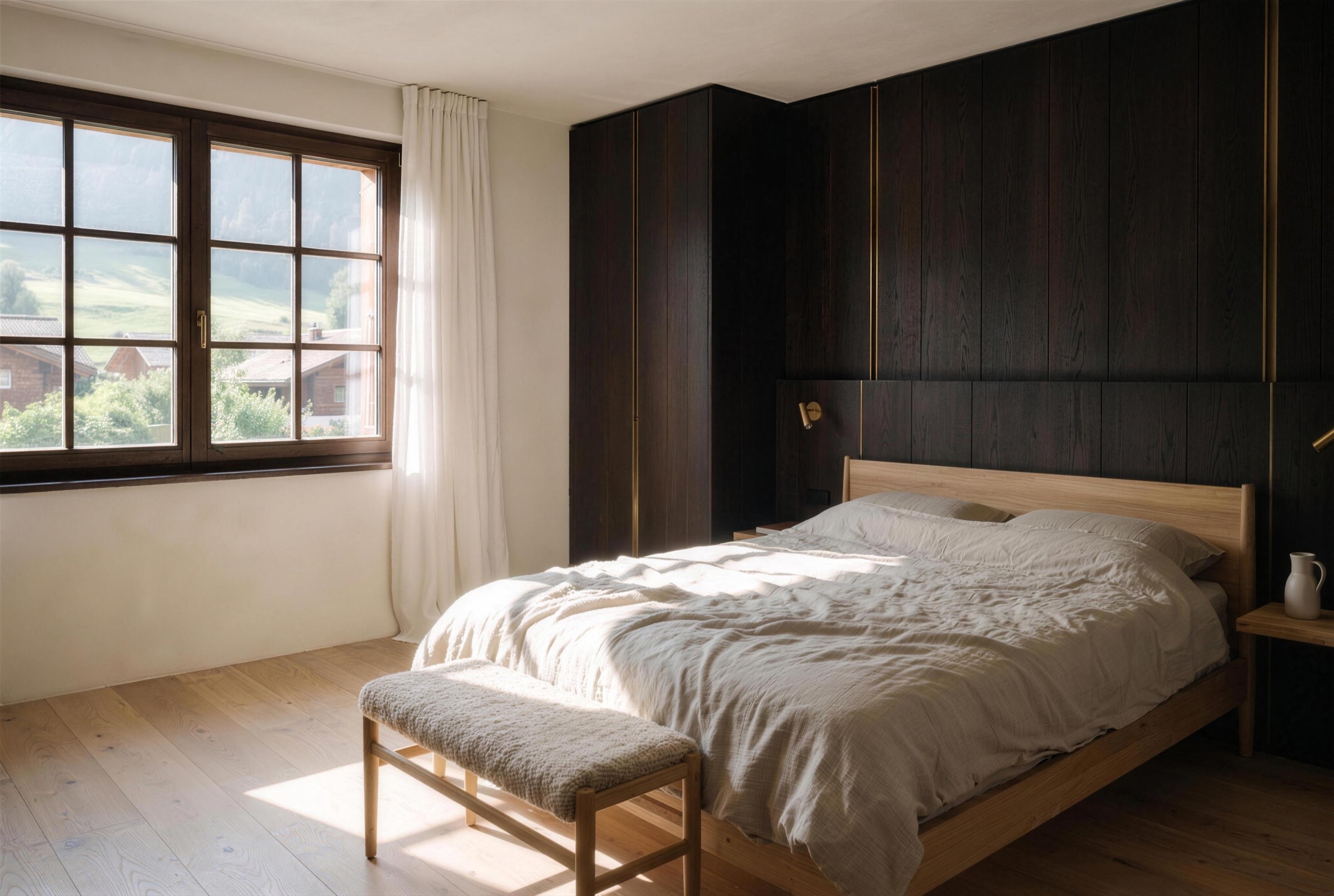respiro: Schlafzimmer im Gartengeschoss