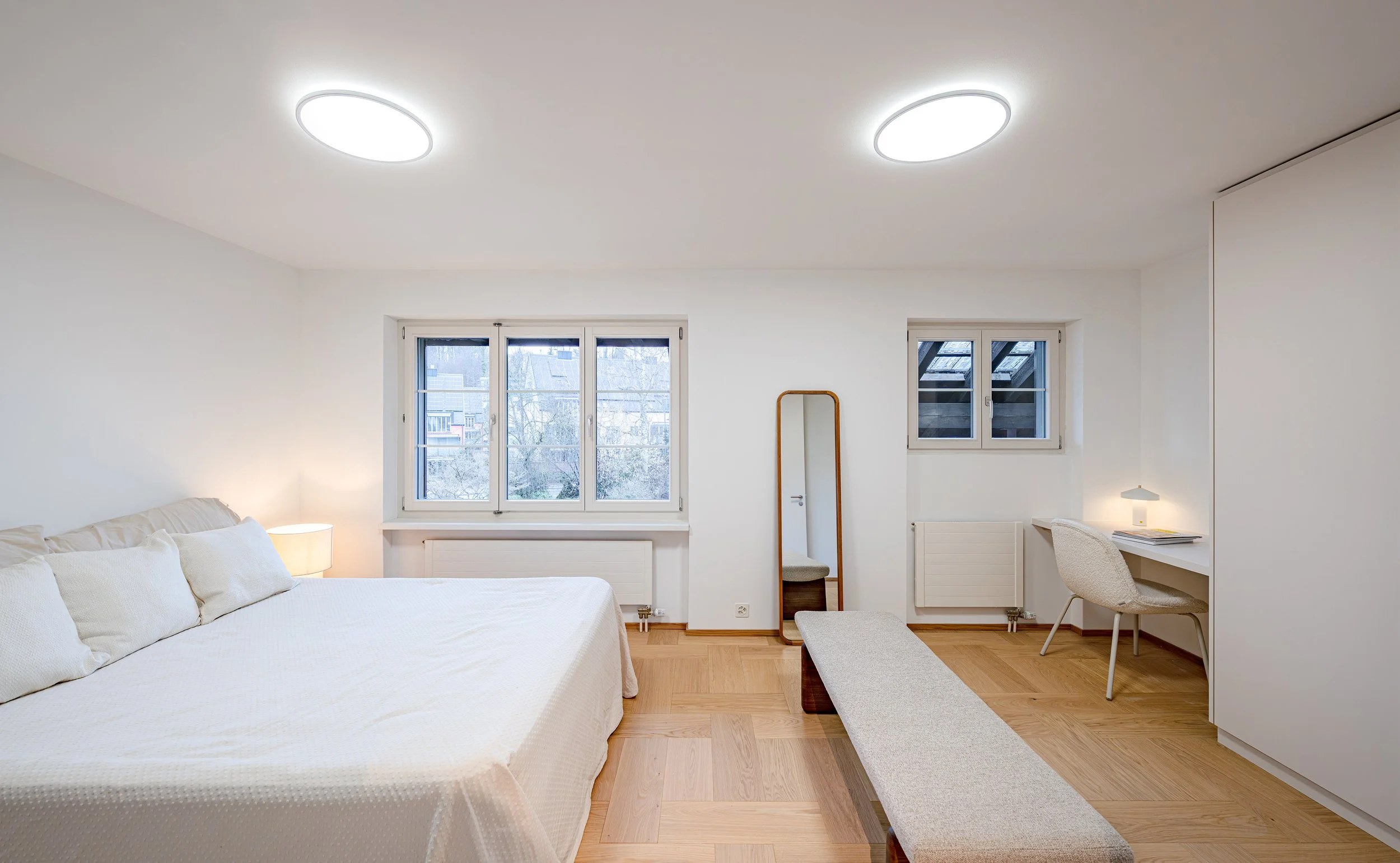 tre livelli, Stäfa — Triplexwohnung mit Wendeltreppe und Zürichseeblick